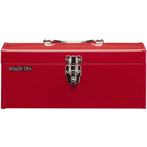 stack-on red metal tool box|metal tool box with drawers.